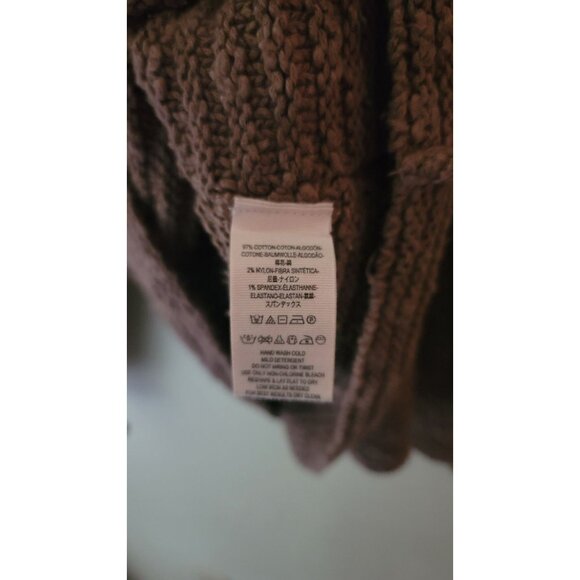 Free People Textured Crew Neck Sweater - Brown - Picture 7 of 9